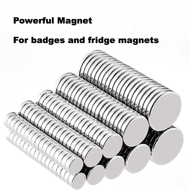 10 pieces of round magnets for fixing the charms to the Ita Frames